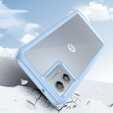 Pouzdro pro Motorola Moto G53 5G, Fusion Hybrid, transparentní / modré
