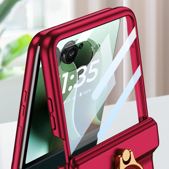 Pouzdro se stojánkem a ochranou pantů pro Motorola Razr 60 Ultra 5G