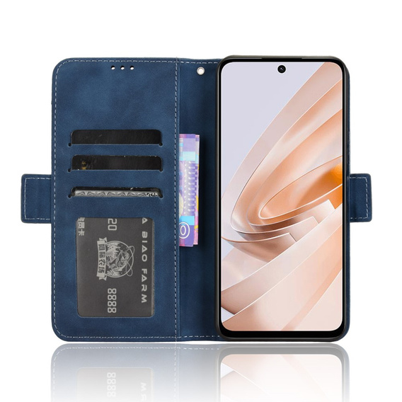Klopové pouzdro pro Xiaomi Redmi 13, Card Slot, námořnicky modré