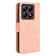 Klopové pouzdro pro Xiaomi 14T Pro, Card Slot, růžové