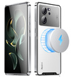 Ochranné pouzdro na fotoaparát pro Xiaomi 13T / 13T Pro, CamShield MagSafe, průhledná / stříbrná