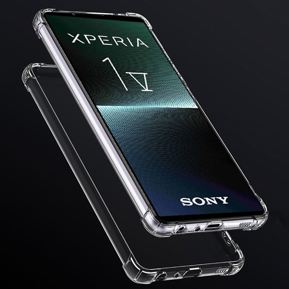 Pouzdro pro Sony Xperia 1 V, Dropproof, průhledné