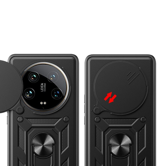 Pouzdro pro Xiaomi 14 Ultra, CamShield Slide, černé