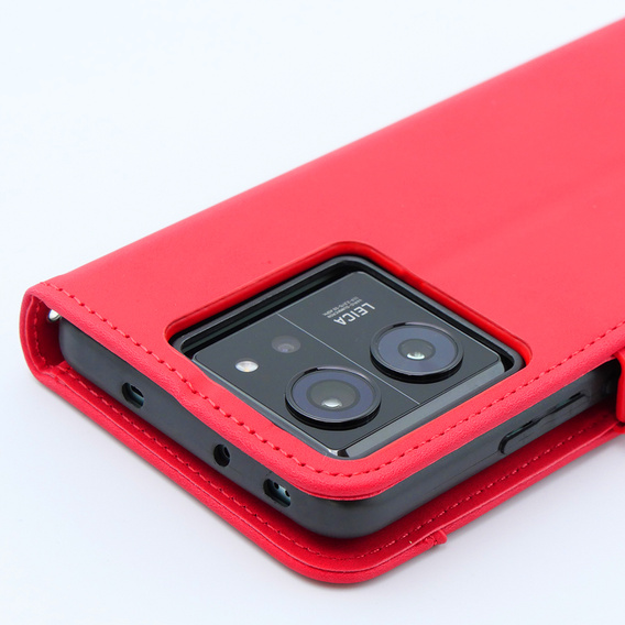 Klopové pouzdro pro Xiaomi 13T / 13T Pro, Card Slot, červené