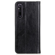 Pouzdro pro Sony Xperia 1 V, Wallet Litchi Leather, černé