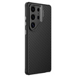 Pouzdro pro Samsung Galaxy S25 Ultra, pancéřované Nillkin, Carboprof Case, pro Magsafe, černé
