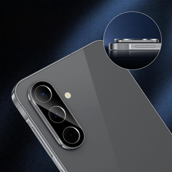 Tvrzené sklo na fotoaparát pro Samsung Galaxy A56 5G, černé