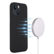 Pouzdro pro iPhone 14, Silicone MagSafe, černé