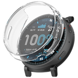 2v1 Pouzdro s krytem displeje pro Amazfit Active Max, průhledné