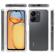 Pouzdro pro Xiaomi Redmi 13C, Shockproof, s fólií, průhledné