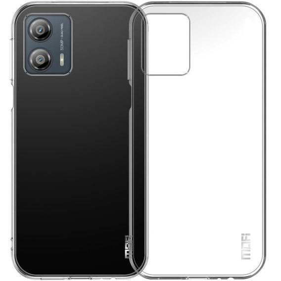 Pouzdro MOFI pro Motorola Moto G53 5G, tenké, průhledné