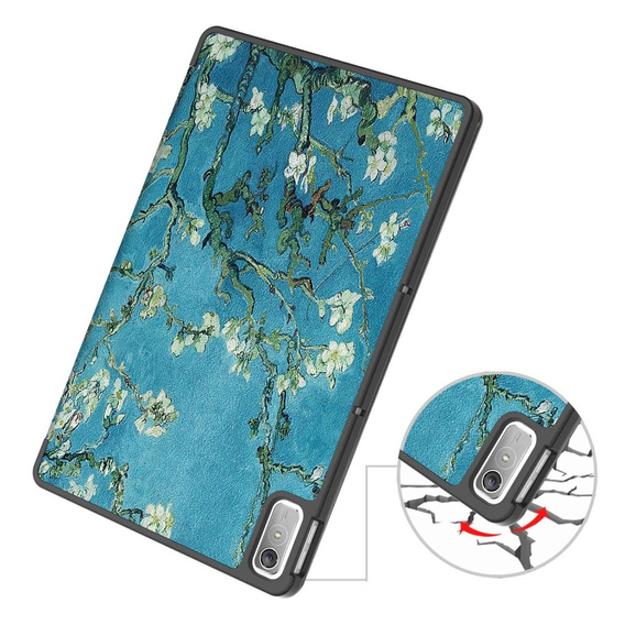 Pouzdro pro Lenovo Tab P11 Gen 2 TB350FU TB350XU 11.5", Smartcase, Flowers