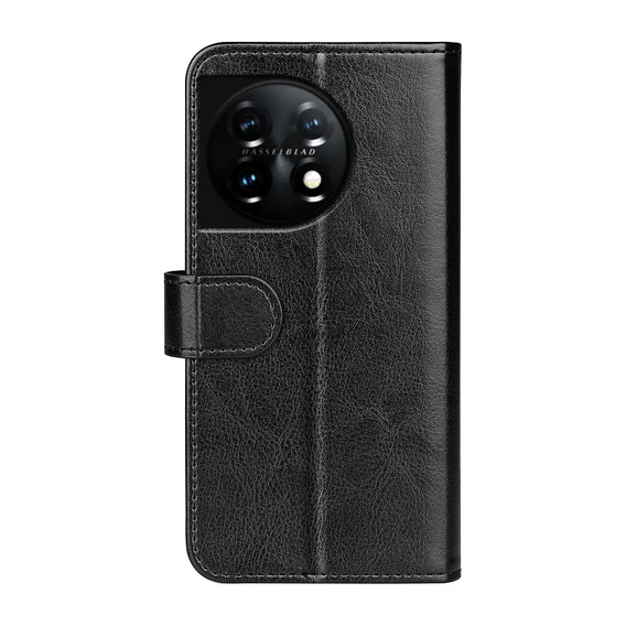 Klopové pouzdro pro OnePlus 11 5G, Wallet Case, černé