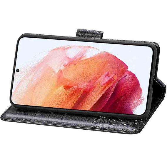 Klopové pouzdro pro Realme 12 Pro 5G / 12 Pro+ 5G, Butterfly, černé