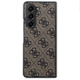 Pouzdro GUESS pro Samsung Galaxy Z Fold 5, 4G Charms Collection Hardcase, hnědé