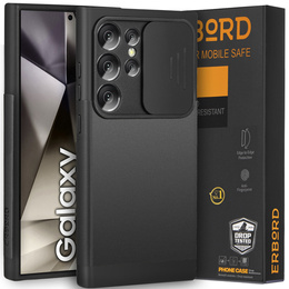 Pouzdro pro Samsung Galaxy S24 Ultra, ERBORD MagProtect Slide Camera, černé