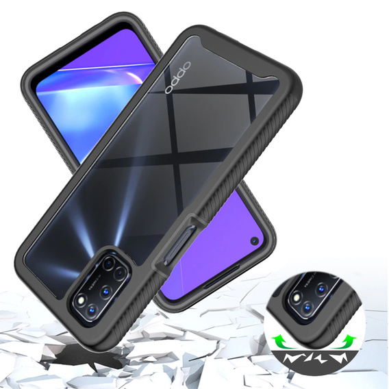Pouzdro pro OPPO A52/A72/A92, Shockproof, s fólií, modré
