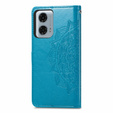 Klopové pouzdro pro Motorola Moto G24 / G24 Power / G04, Mandala, modré