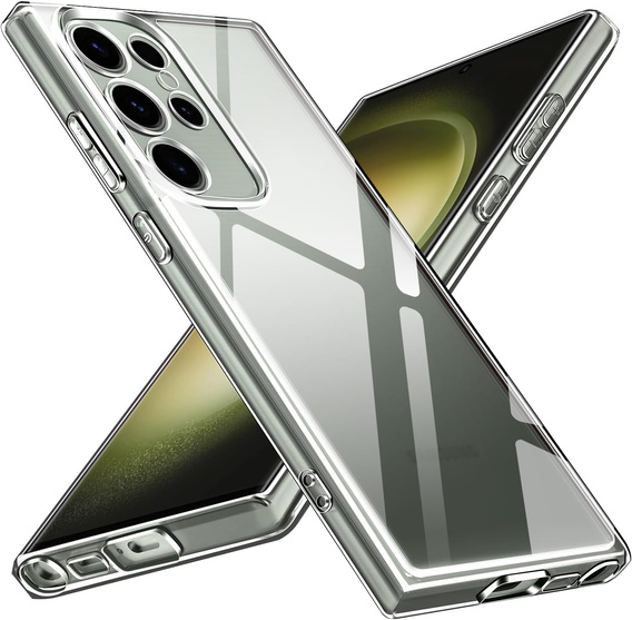 Pouzdro pro Samsung Galaxy S23 Ultra, Premium Armor Slim, průhledné