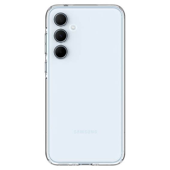 Pouzdro Spigen pro Samsung Galaxy A35 5G, Ultra Hybrid, průhledné + 9H tvrzené sklo