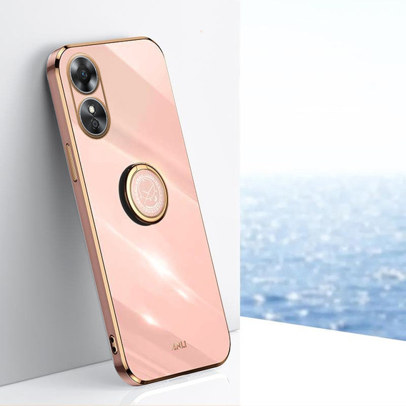Pouzdro pro Oppo A17, Electro Ring, růžové