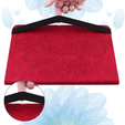 Pouzdro s klopou pro Xiaomi Redmi Pad SE 11", flower, červené