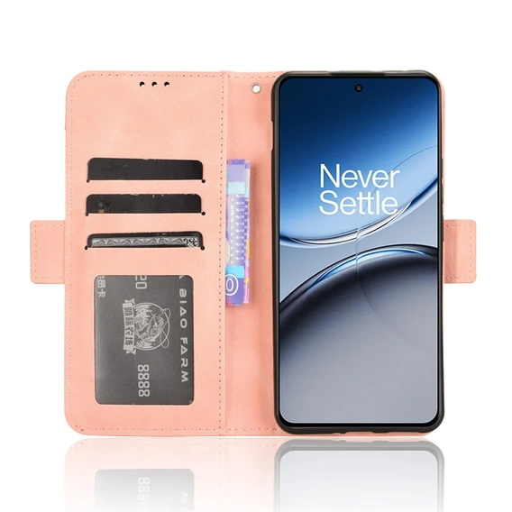 Klopové pouzdro pro OnePlus Nord 4, Card Slot, růžové