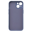 Pouzdro pro iPhone 15 Plus, Silicone Lite, šedé