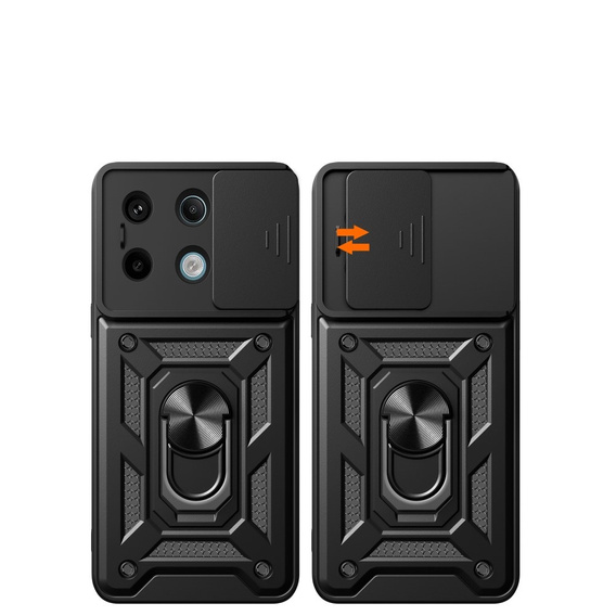 Pouzdro pro Xiaomi Redmi Note 13 Pro 5G, CamShield Slide, černé