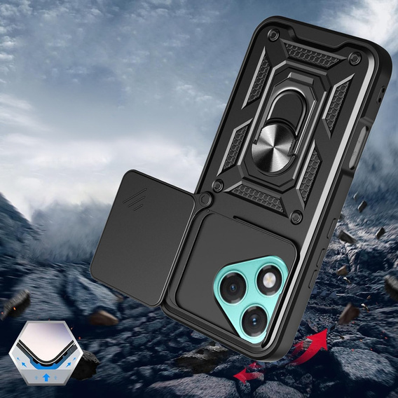 Pouzdro pro Honor 400 Lite, CamShield Slide, černé