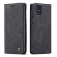 Pouzdro CASEME pro Samsung Galaxy A51, Leather Wallet Case, černé