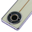 Pouzdro pro Realme 11 Pro 5G / Pro+ 5G, Electroplating Frame, transparentní / fialové