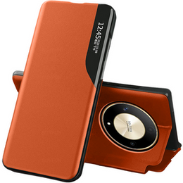 Flipové pouzdro pro Honor Magic 6 Lite 5G, Side View, oranžové