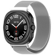 Milánský náramek pro Samsung Galaxy Watch Ultra 47mm (2025 / 2024), stříbrný