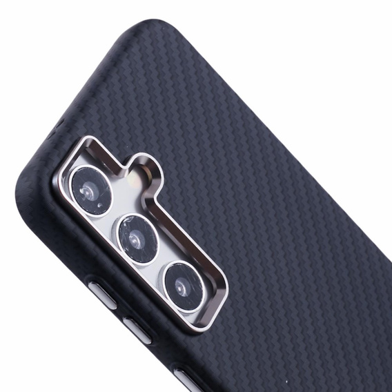 Pouzdro pro Samsung Galaxy S25+ Plus, Carbon Fiber MagSafe, černé