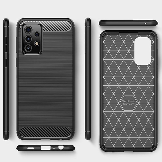 Pouzdro pro Samsung Galaxy A13 4G, Carbon, černé