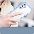 Pouzdro pro Samsung Galaxy A14 4G/5G, Fusion Hybrid, transparentní / modré