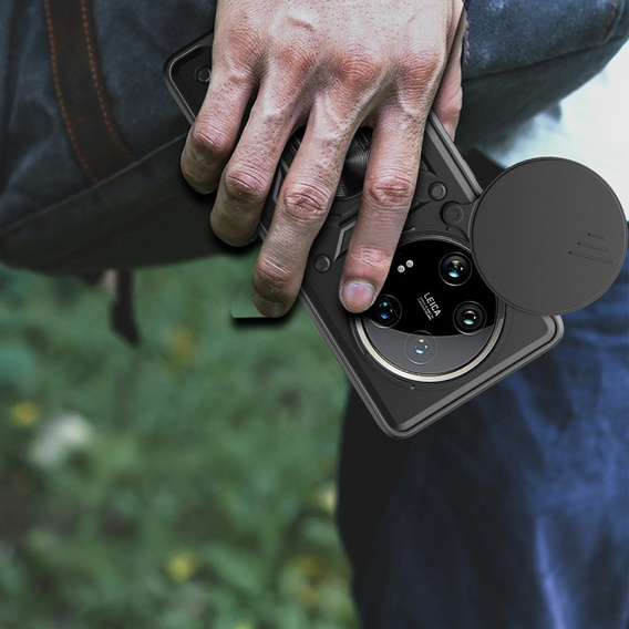 Pouzdro pro Xiaomi 14 Ultra, CamShield Slide, černé
