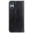Pouzdro pro Sony Xperia 5 V, Wallet Litchi Leather, černé