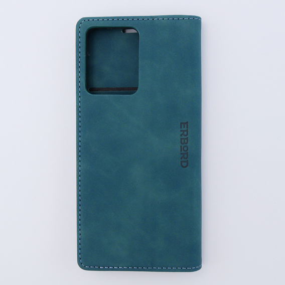 Pouzdro pro Xiaomi Redmi Note 12 4G, ERBORD Vintage peněženka s klopou, modré