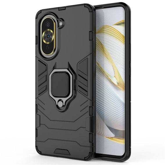 Pouzdro pro Huawei Nova 10 Pro 4G, Kickstand Ring, černé