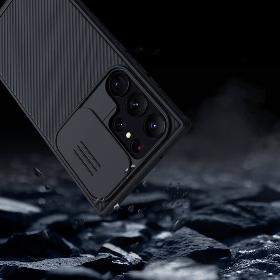 Pouzdro pro Samsung Galaxy S23 Ultra, obrněné Nillkin, CamShield Pro, černé