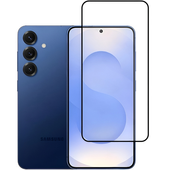 3D tvrzené sklo pro Samsung Galaxy S25+, černý rámeček