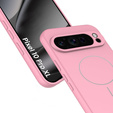 Silikonové pouzdro pro Google Pixel 10 Pro XL, pro MagSafe, růžové