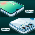 Pouzdro pro Samsung Galaxy A26, Electro heart, modré + sklo 9H