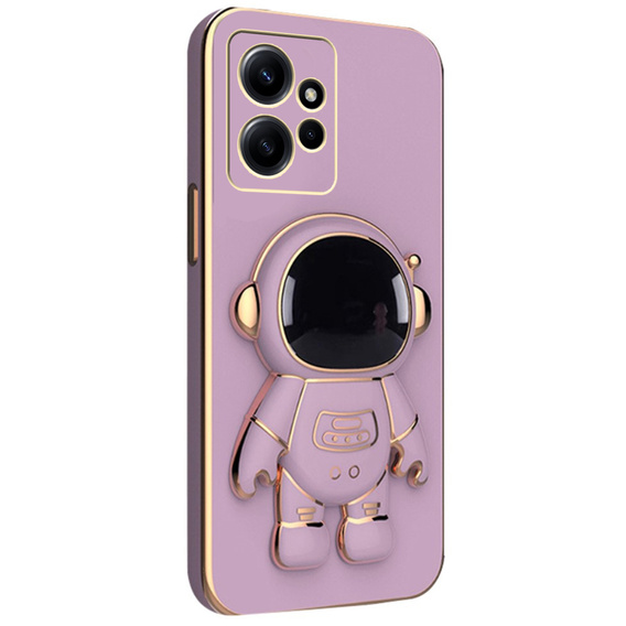 Pouzdro pro Xiaomi Redmi Note 12 4G, Astronaut, fialové