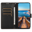Pouzdro s klopou pro Realme 12 Pro 5G / 12 Pro+ 5G, Leather Line Wallet, černé