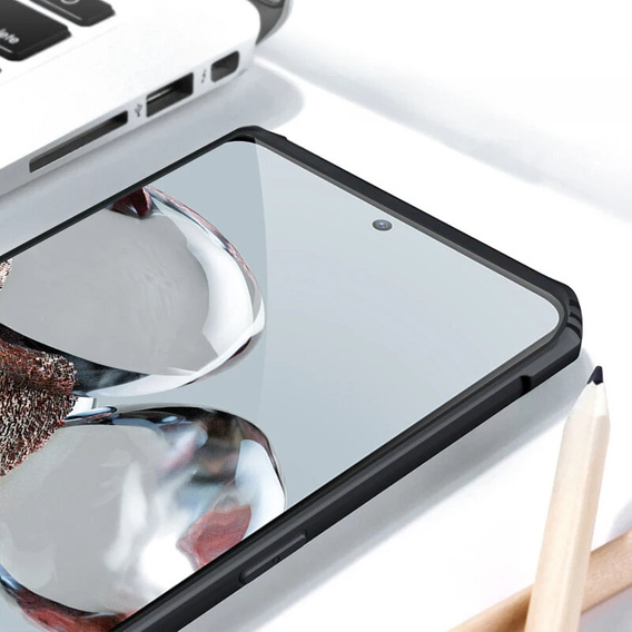 Pouzdro pro OnePlus Nord 4, s magnetickou fólií, transparentní / černé