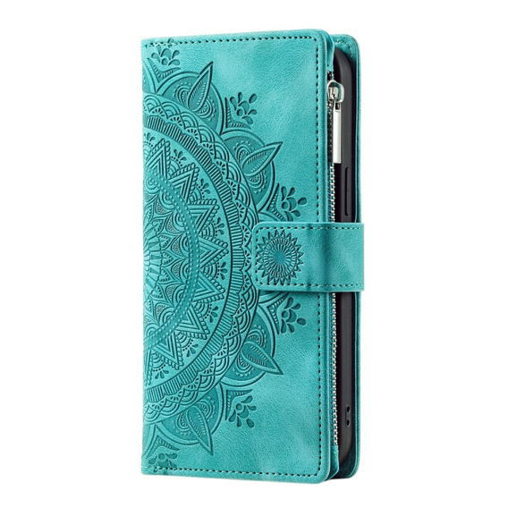 Klopové pouzdro pro Xiaomi Redmi Note 13 Pro 4G / Xiaomi Redmi Note 14S / Xiaomi Poco M6 Pro 4G, Mandala, zelené