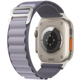 Nylonový řemínek pro Apple Watch 1/2/3/4/5/6/7/8/SE/ULTRA 42/44/45/49 mm, šedý